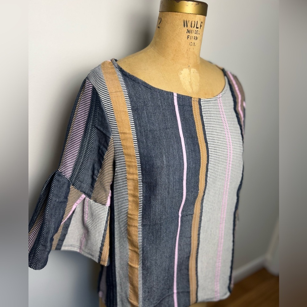 Anthropologie Dolan Left coastal collection striped small pullover top - Picture 2 of 6